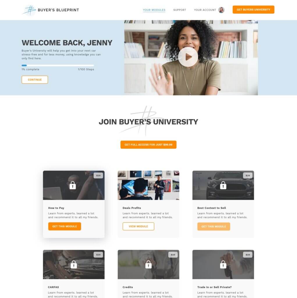 Screenshot showing an LMS progress bar that has completion across all enrolled courses